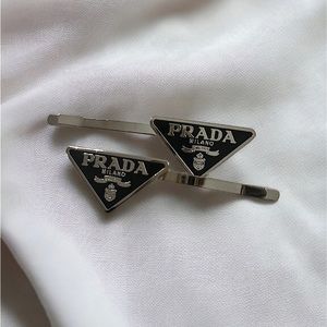 🔥 BLACK PRADA HAIR PINS 🔥